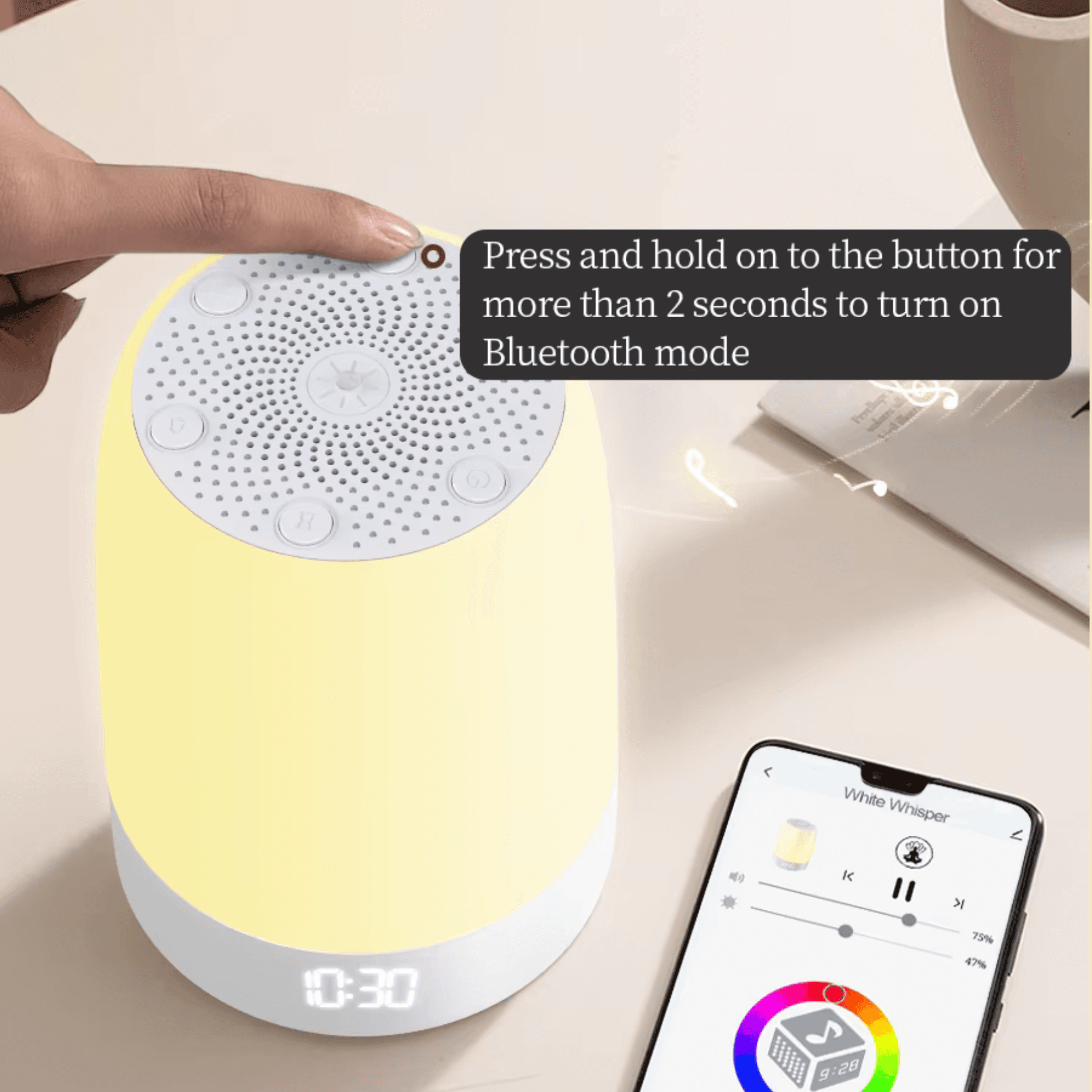 3 - in - 1 Sleep Sound Machine – Relaxing Light, Soothing Sounds, Better Sleep - ZZZLY
